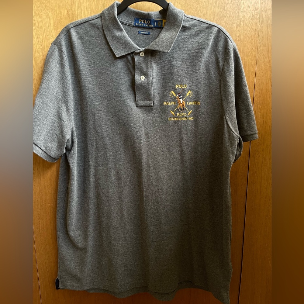 Polo Ralph Lauren Classic Fit Triple-Pony Mesh Polo Shirt